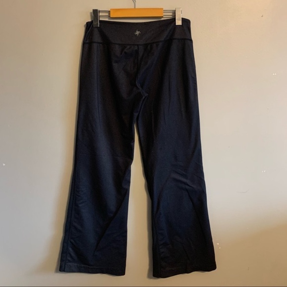 Sansara med. athletic dark blue wide leg yoga jeggings